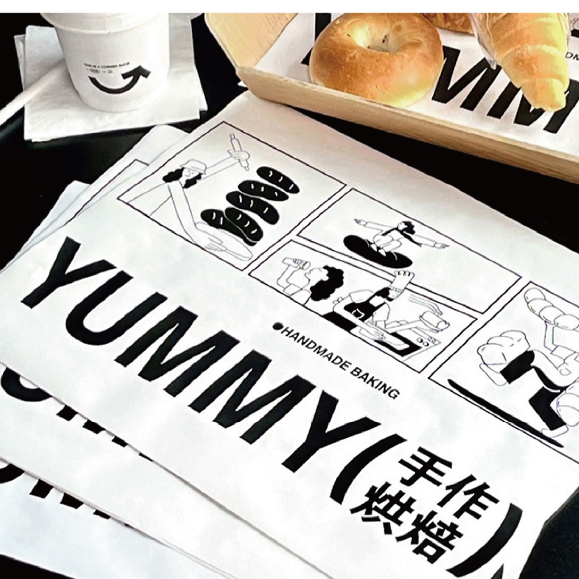 漢堡紙款式1